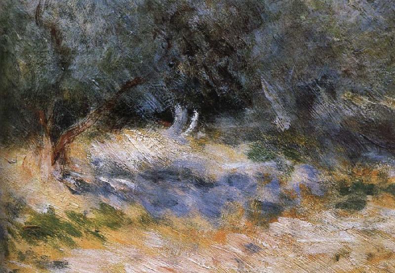 Pierre-Auguste Renoir Detail of Cliff oil painting image